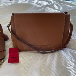 Carolina Herrera Brown Shoulder Bag